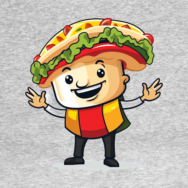 kawaii Taco T-Shirt cute potatofood by nonagobich